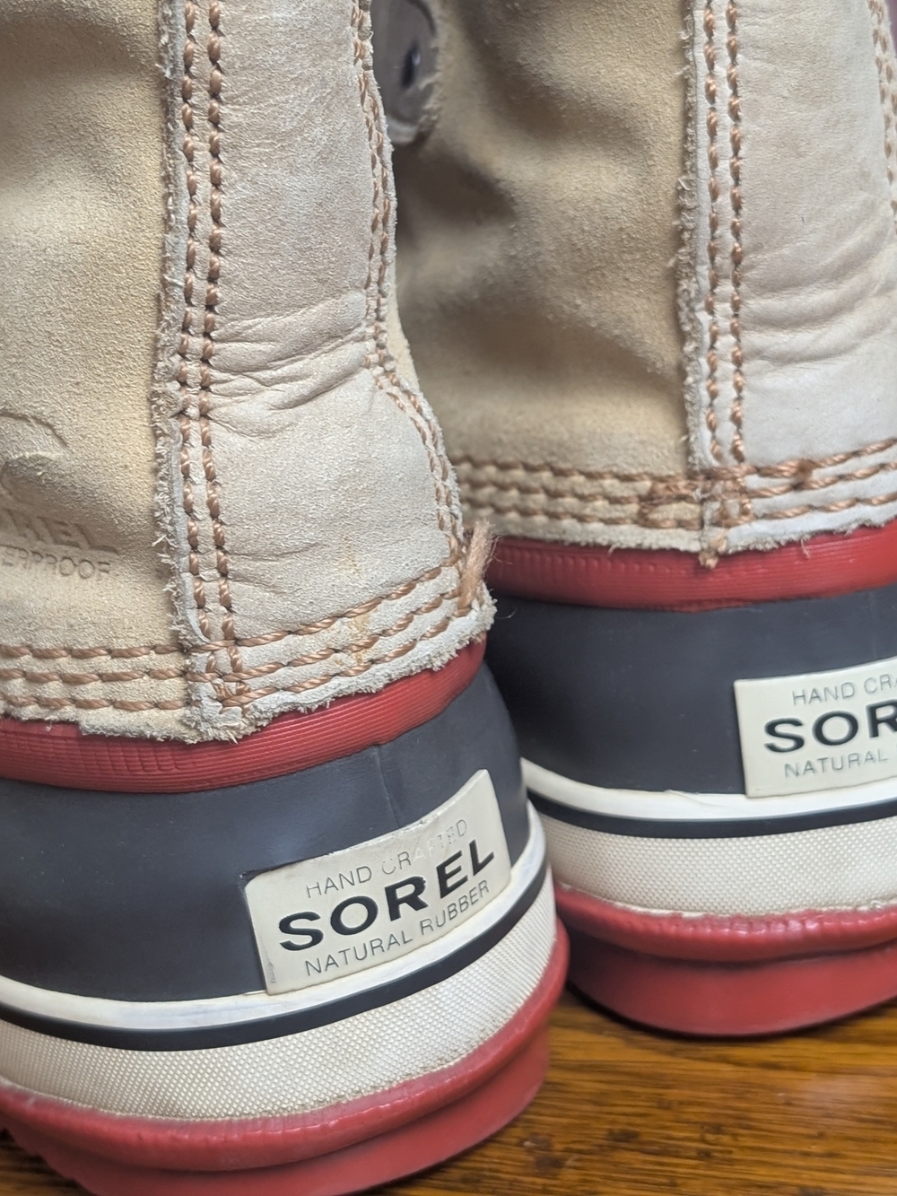 Sorel Joan of Arctic Waterproof Winter Snow Boots Tan Fur Women’s Size 6 - Picture 4 of 15